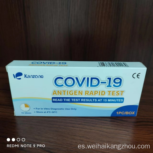 Top Sale Covid-19 Kit de prueba de antígeno pre-nasal